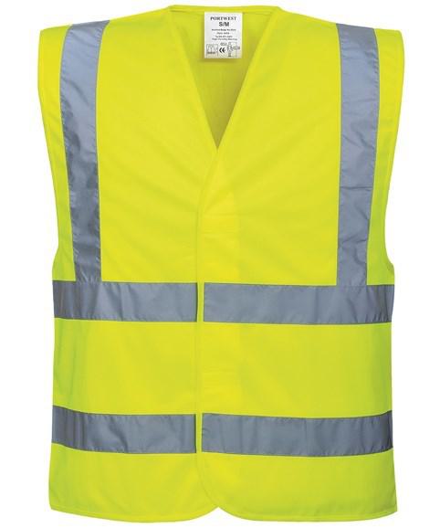 Hi-vis two-band-and-brace vest - JUST £6.00